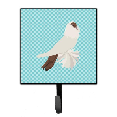 Jensendistributionservices German Helmet Pigeon Blue Check Leash or Key Holder MI1654833